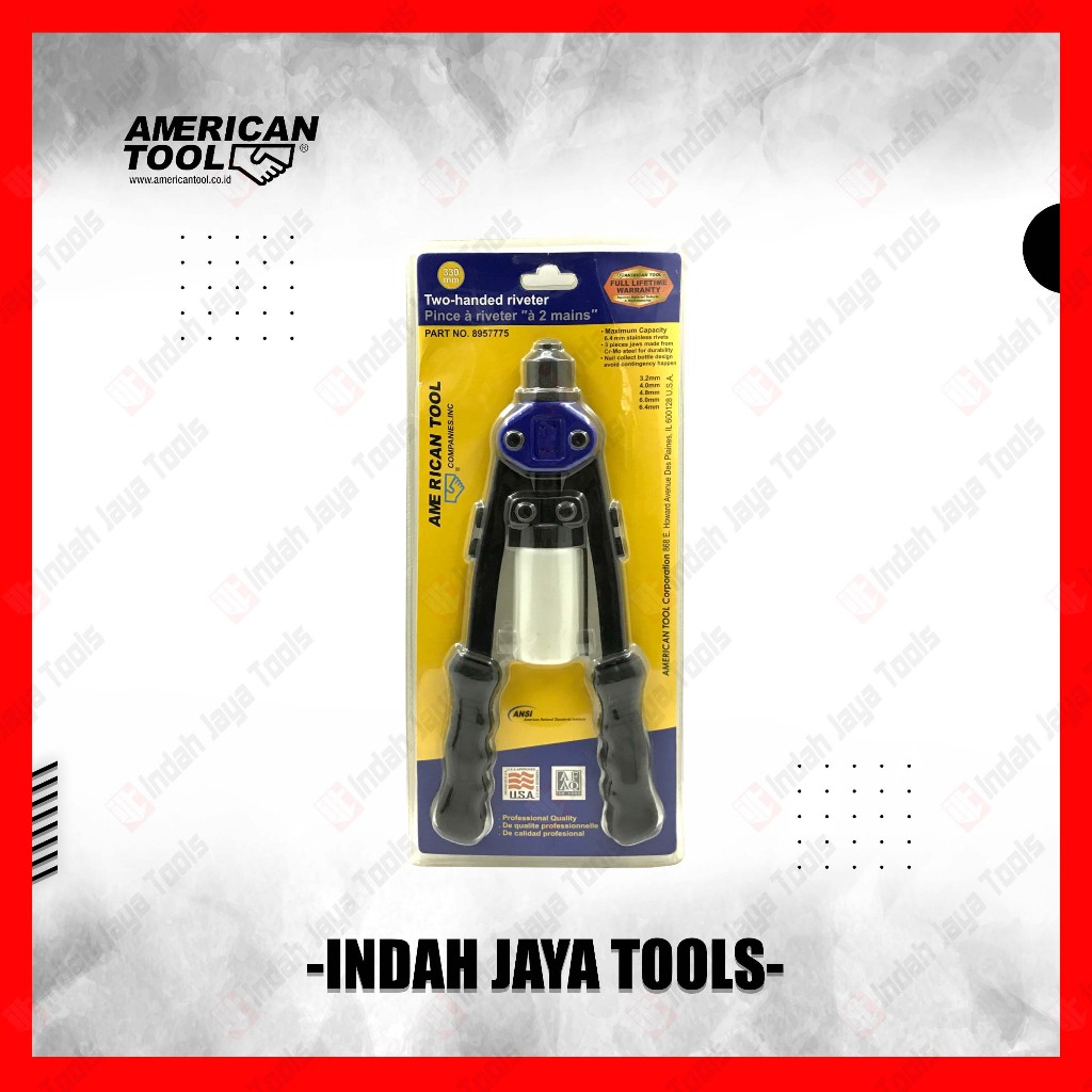 Jual AMERICAN TOOL Two Handed Tang Rivet 13 Inch 2 Tangan Rifet Ripet ...