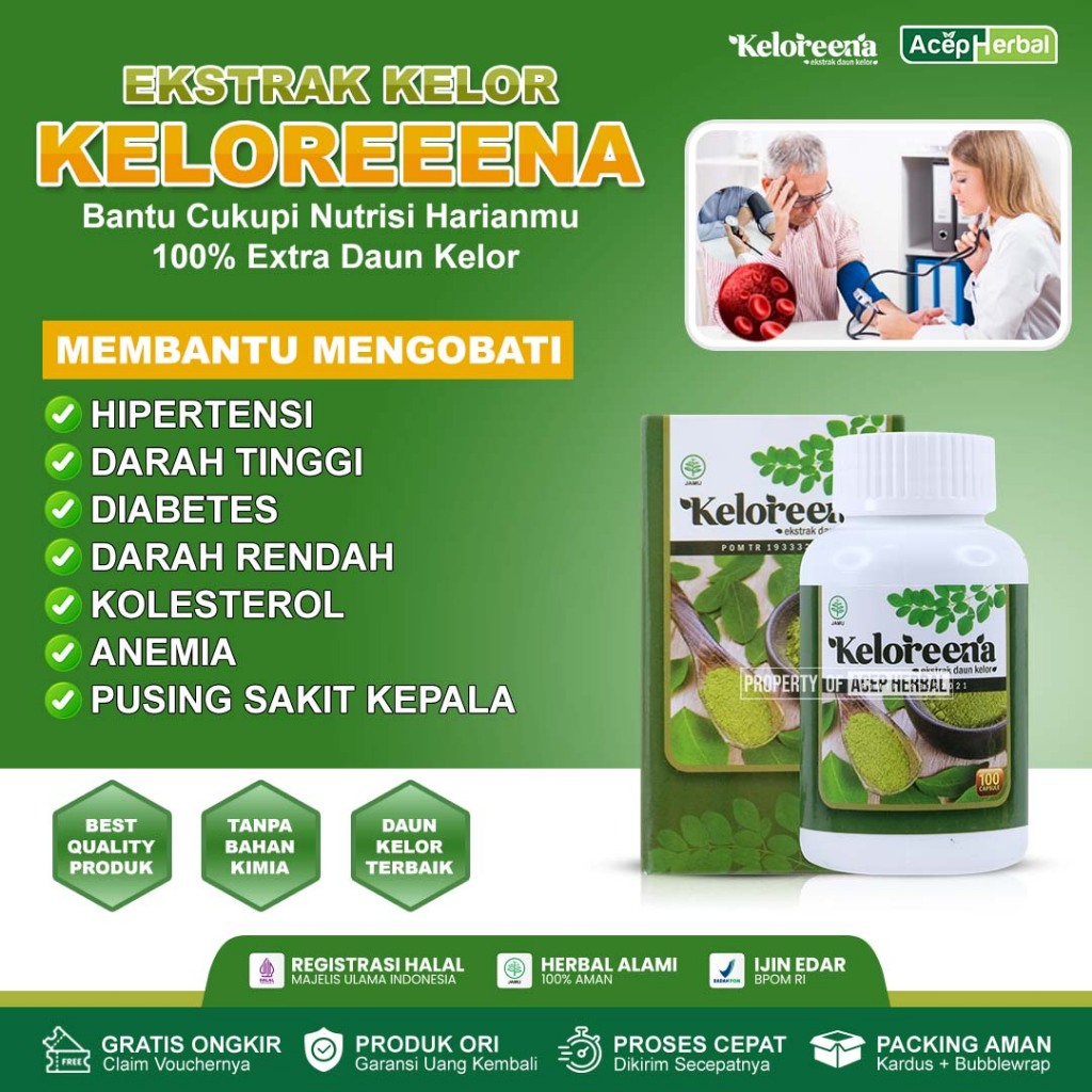 Jual Obat Darah Tinggi Dan Kolestrol Hipertensi Anemia Pusing Sakit ...