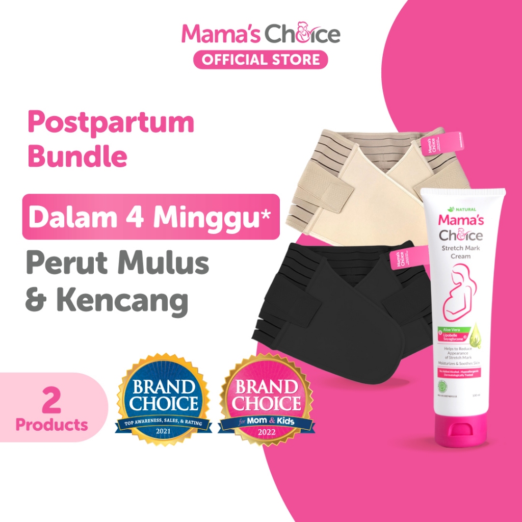 Jual Postpartum Care Bundle Mama's Choice (Postpartum Corset + Stretch