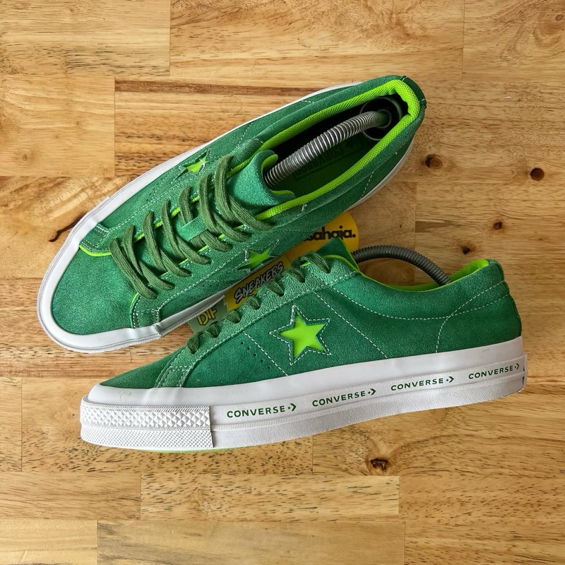 Jual CONVERSE ONE STAR LOW ‘MINT GREEN’ Size : US8.5/42/27 cm | Shopee ...