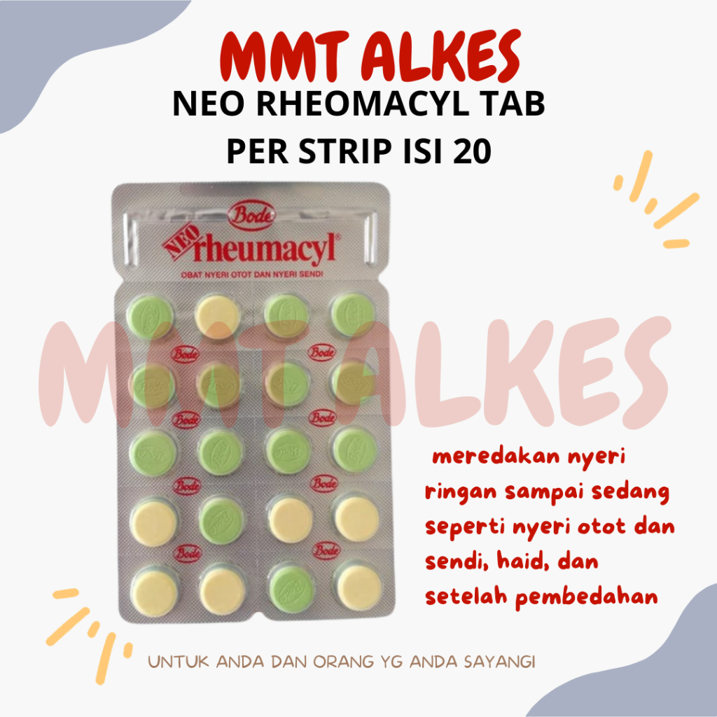 Jual Neo Rheumacyl Strip Tablet Shopee Indonesia