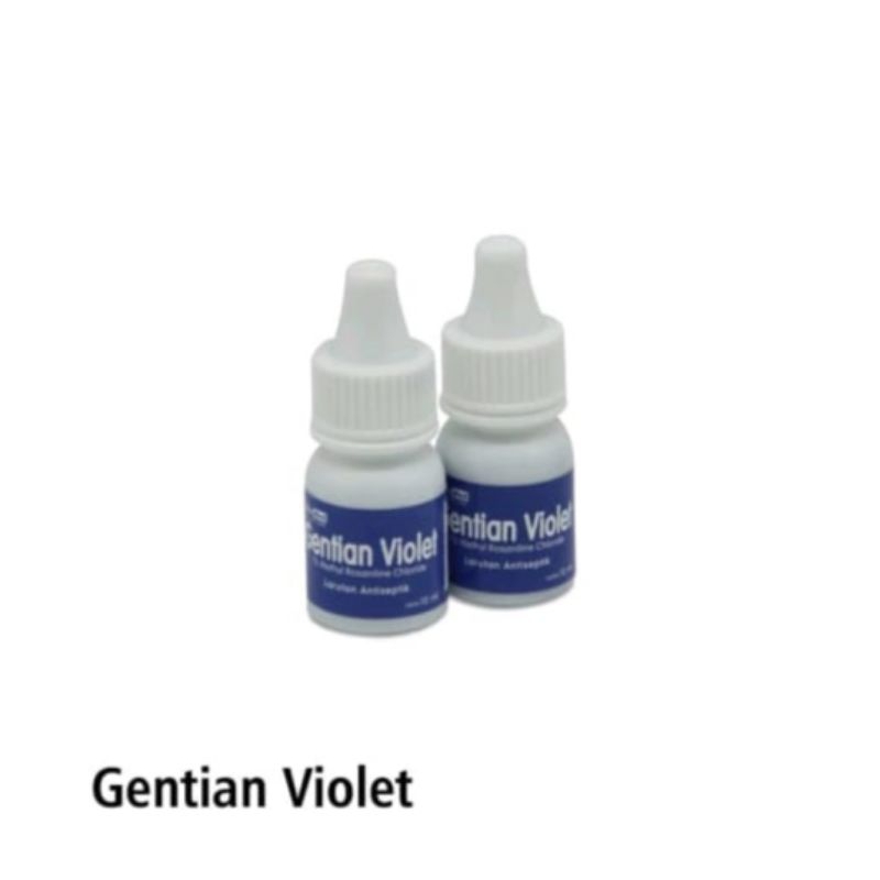 Jual Gentian Violet Onemed Botol Ml Larutan Antiseptik Luka Sariawan Bibir Pecah Pecah
