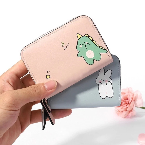 Jual ATS Dompet Koin & Kartu 2 in 1 Dompet Kartun dompet wanita fashion cod  | Shopee Indonesia