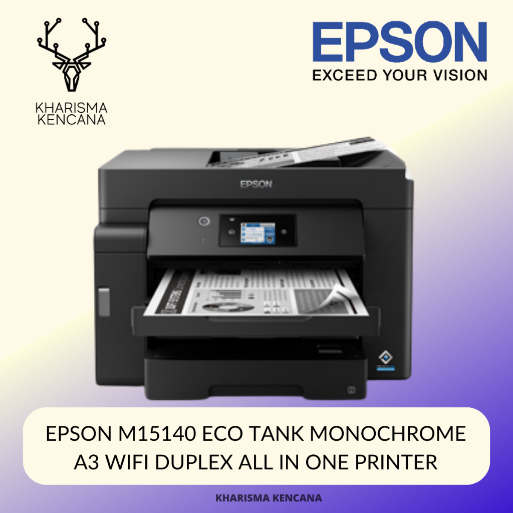 Jual EPSON M15140 ECO TANK MONOCHROME A3 WIFI DUPLEX ALL IN ONE PRINTER ...