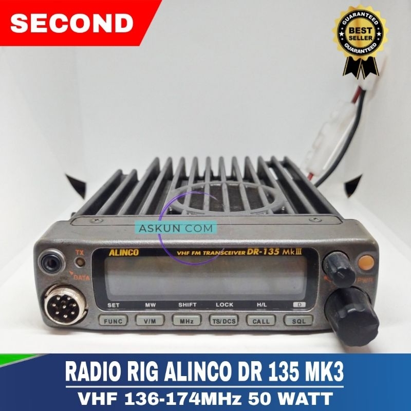 Jual RADIO RIG ALINCO DR135 MK3 VHF 50 WATT SECOND NORMAL Shopee