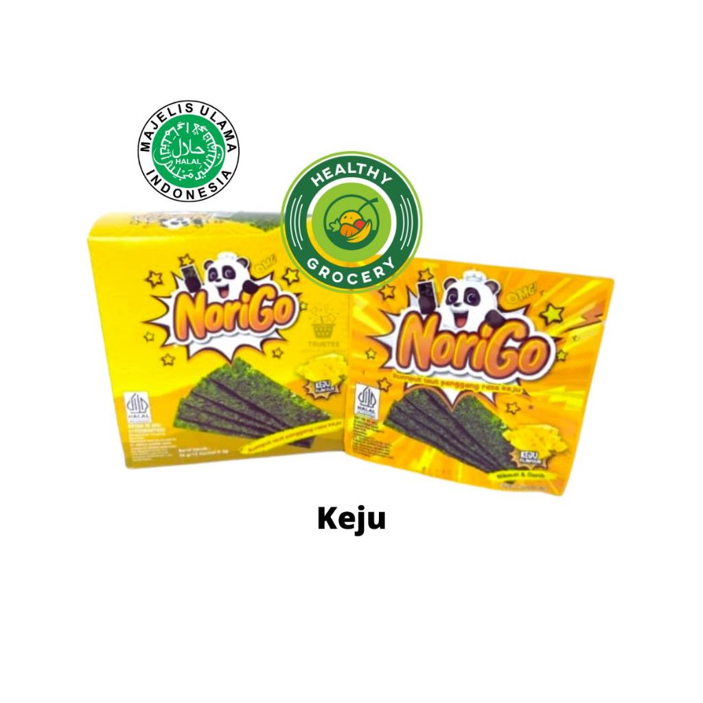 Jual Norigo Snack Rumput Laut Sachet All Varian 36gr Isi 12 Sachet ...