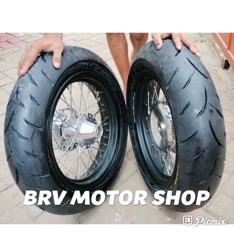 Jual Paket Velg Set Nmax Dan Aerox Ukuran Full Set Ban Tapak Lebar Shopee Indonesia