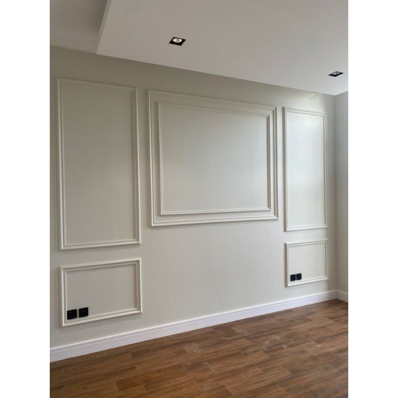 Jual 3pcs LIST PROFIL KAYU MINIMALIS WALL MOULDING MINIMALIS HARGA/ 2