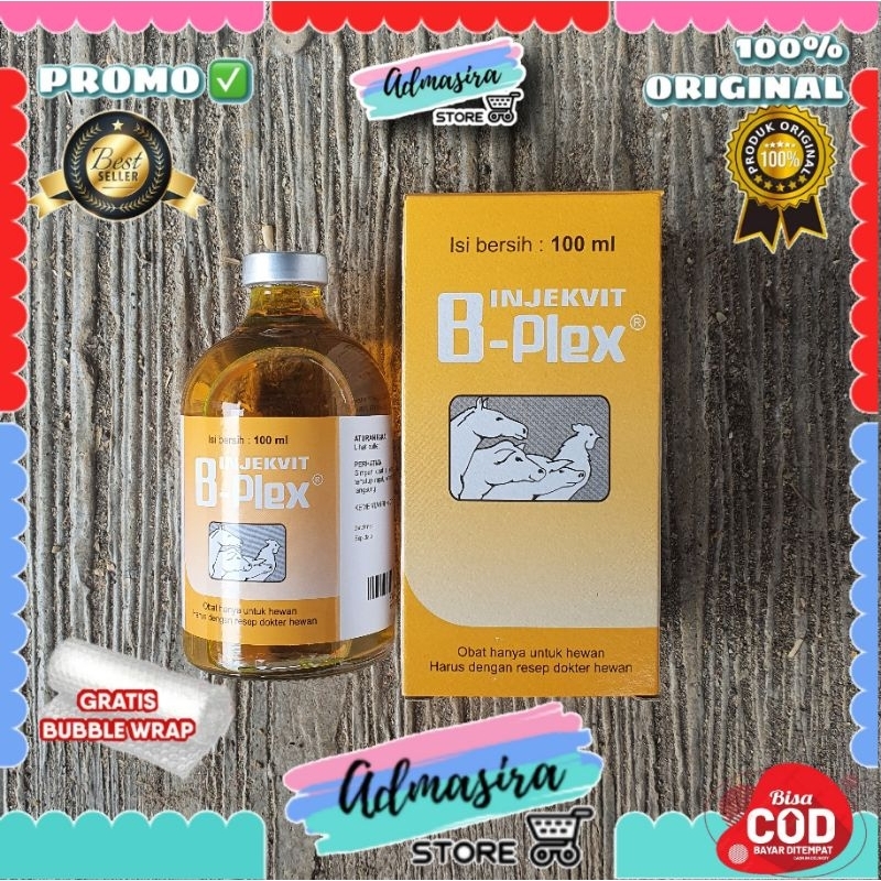 Jual Injekvit B PLEX VITAMIN B KOMPLEKS Injeksi 20 Ml 100 Ml MEDION ...