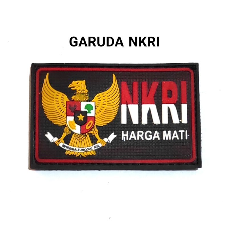 Jual Emblem Karet Patch Rubber Tempelan Velcro Perbakin Satpam Pramuka