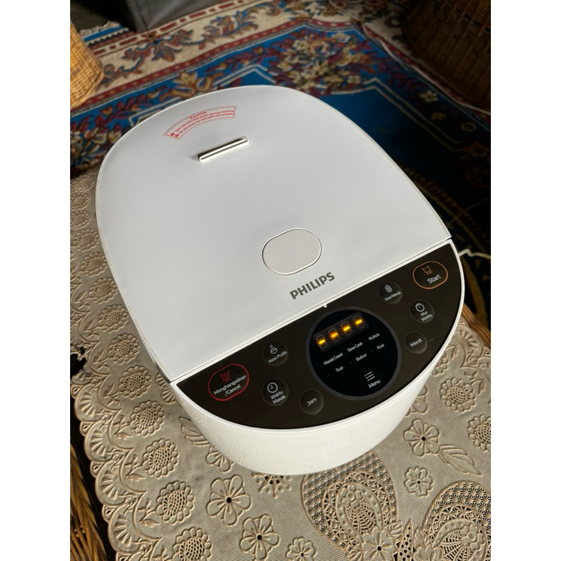 Jual Philips Rice Cooker Digital HD4515 8 Fungsi 1,8 Liter Shopee