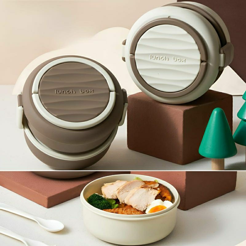 Jual Rantang Bekal Bulat 2 Susun 6428 1400ML | Shopee Indonesia