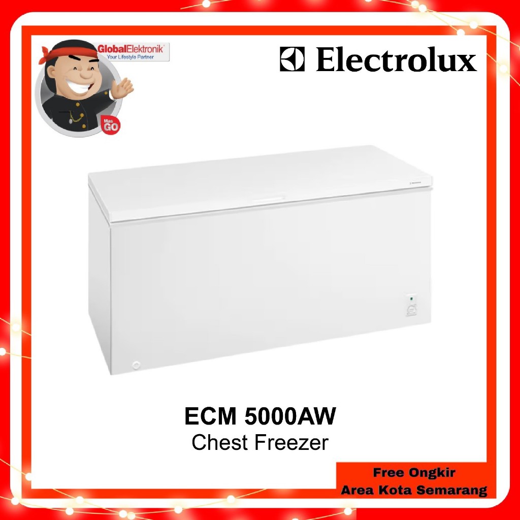 Jual ELECTROLUX CHEST FREEZER 500L ECM 5000AW / KHUSUS PENGIRIMAN
