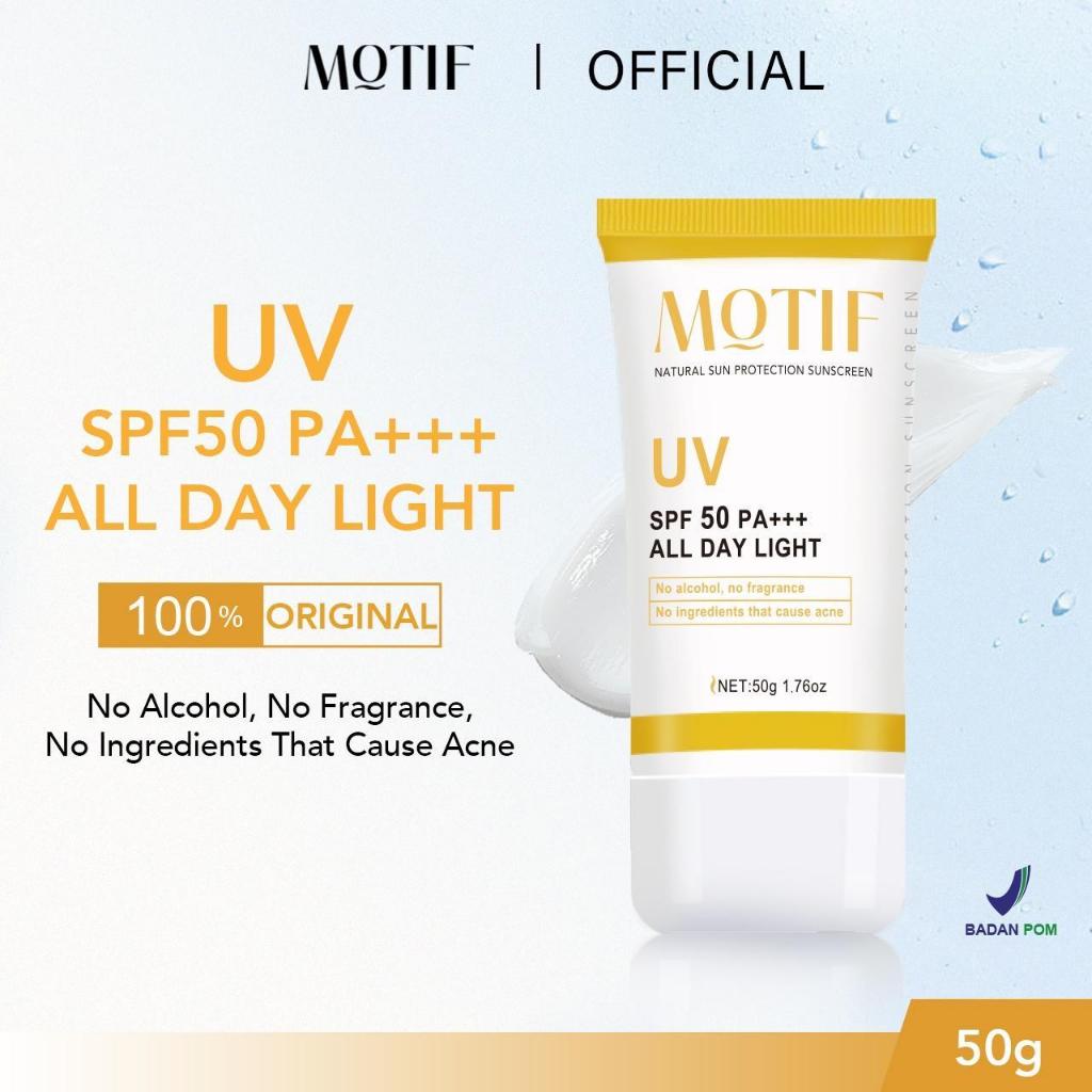 Jual MOTIF Sunscreen Krim Tabir Surya Mineral Ringan SPF50+ PA ...