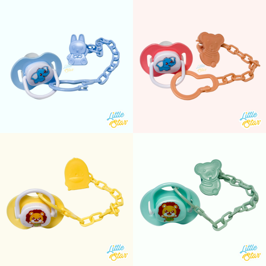 Jual Ls 2in1 Paket Empeng Dot Bayi Silikon Komeng Newborn Baby Pacifier