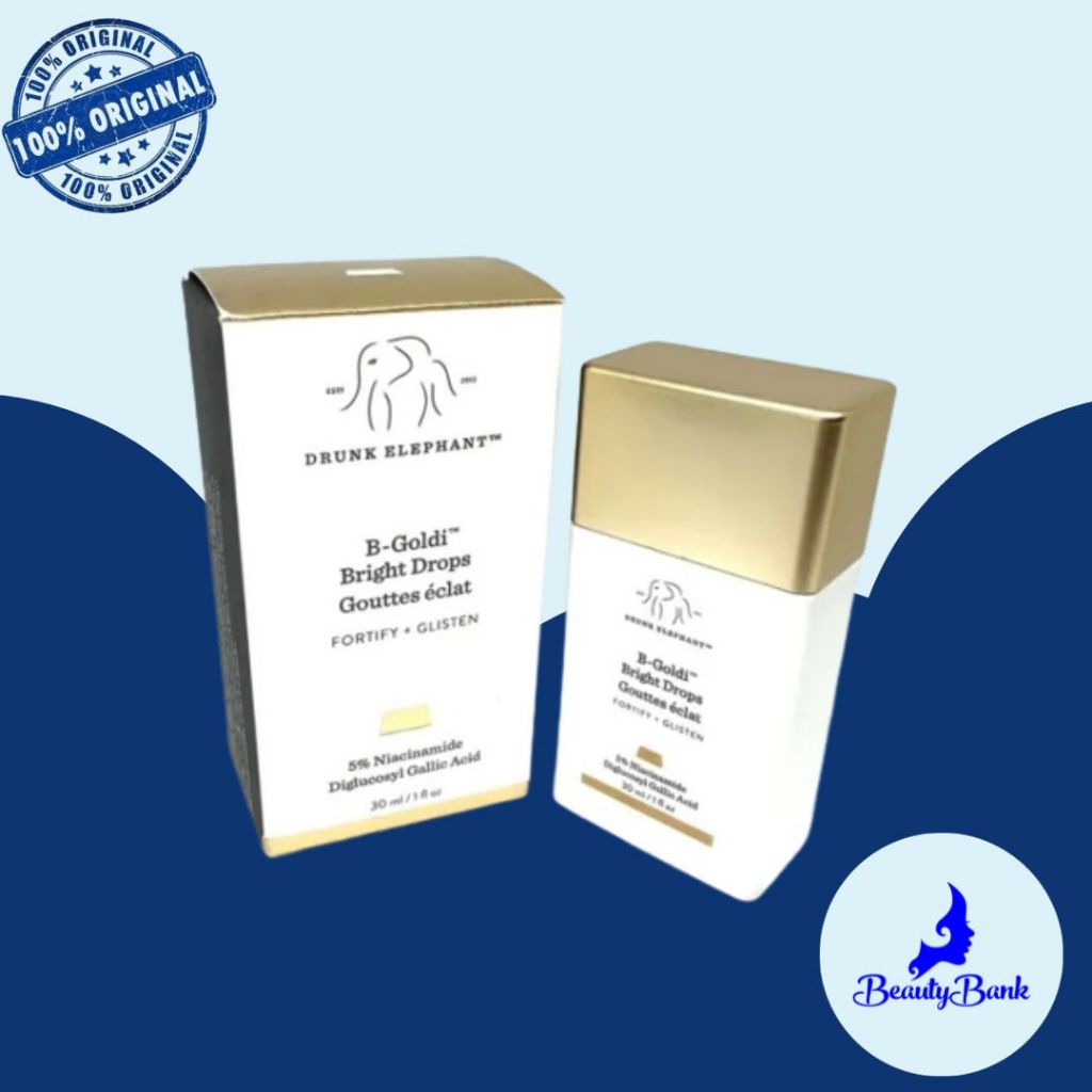 Jual BEAUTYBANK Drunk Elephant BGoldi Bright Illuminating Drops with 5 Niacinamide Shopee