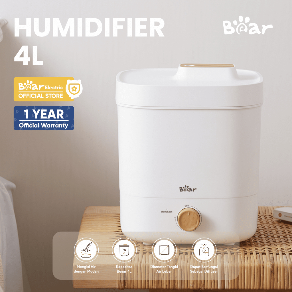 Jual BEAR Top Fill Humidifier 4L / Alat Penjaga Kelembaban Udara ...