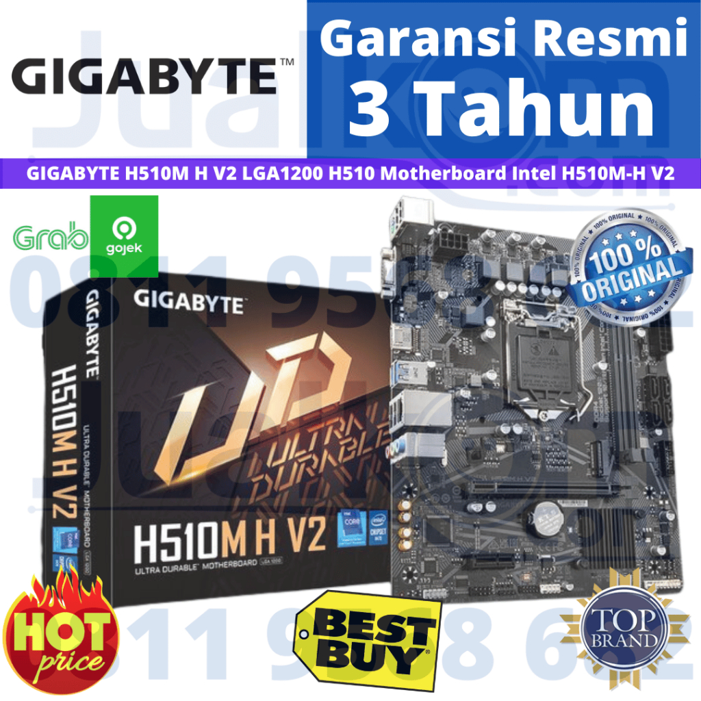 Jual GIGABYTE H510M H V2 LGA1200 H510 Motherboard Intel H510MH V2