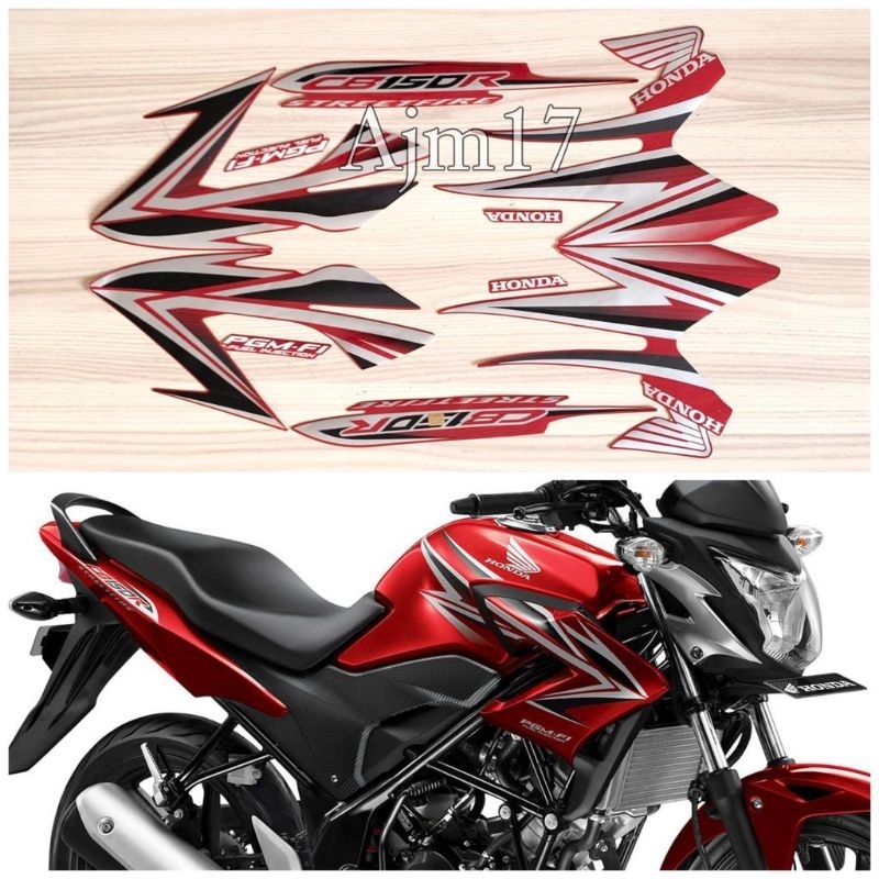 Jual STIKER STRIPING CB 150 R CB150R CB 150R 2013 MERAH Shopee
