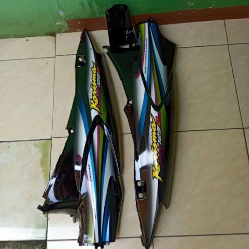 Jual Paket Cover body bodi dek fullset tanpa sayap HONDA KHARISMA 125D
