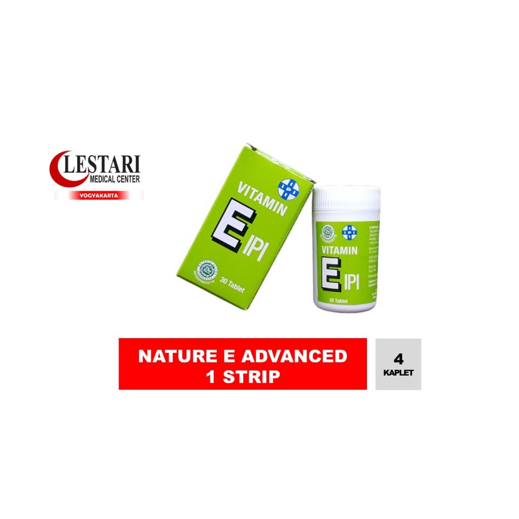 Jual Vitamin E 50 IU IPI 30 Tablet Shopee Indonesia