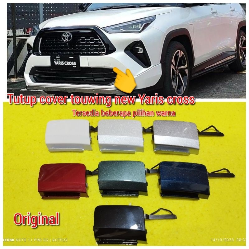 Jual Tutup Derek Cover Touwing Towing Bumper Depan Toyota New Yaris