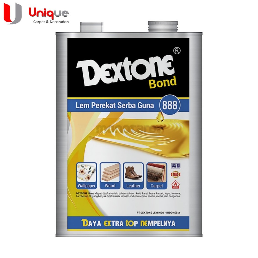Jual Lem Kuning Karpet Vinyl Ukuran 2,5kg / Lem Dextone Serbaguna ...