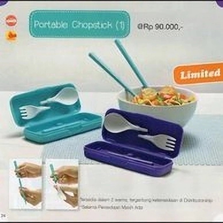 Jual TUPPERWARE PORTABLE CHOPSTICK 2 SET | Shopee Indonesia