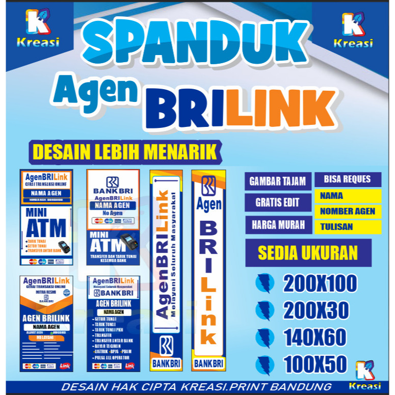 Jual Spanduk BRILINK POTRET NEW | Shopee Indonesia