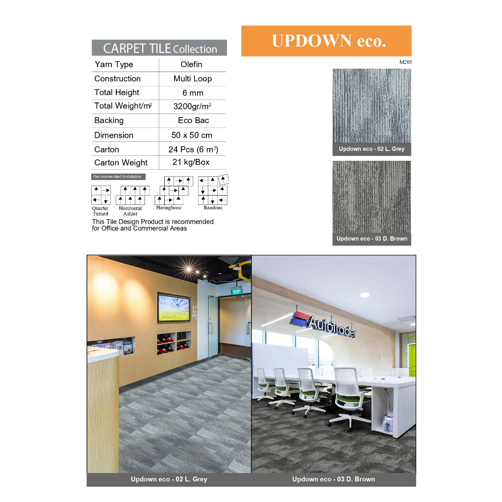 Jual Karpet Tile King Updown eco Jenis Tile | Shopee Indonesia