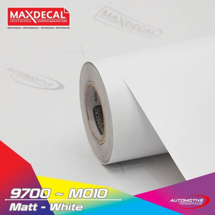 Jual Stiker Sticker Rol MAXDECAL Matt White 7500-M010 Stiker Metelic ...