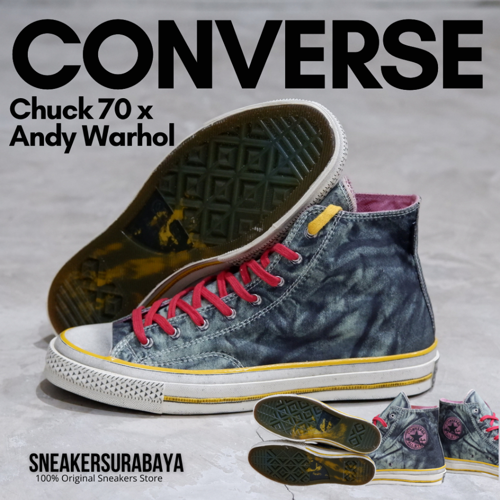 Converse 70s x andy warhol hot sale