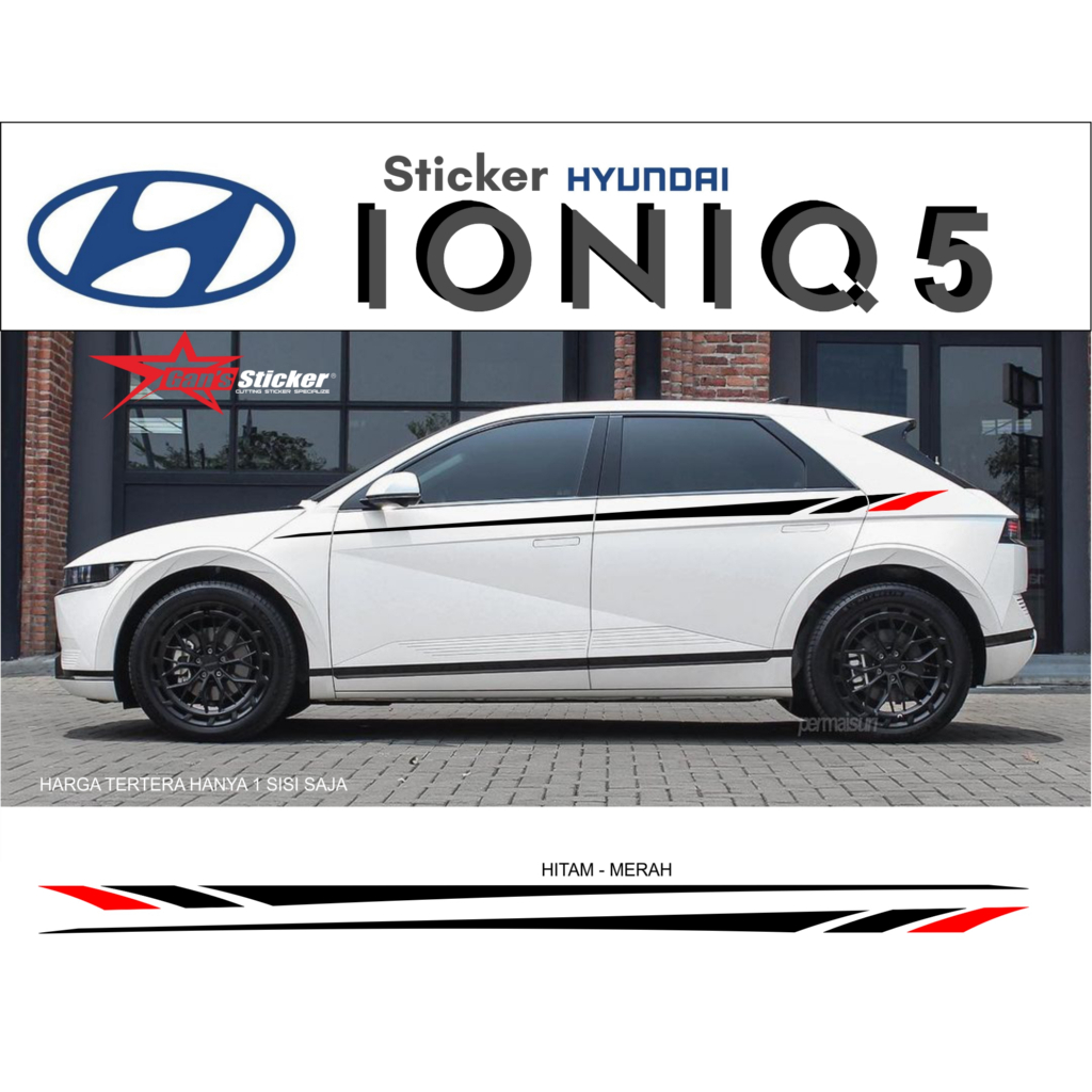 Jual Sticker Hyundai Ioniq 5 aksesories hyundai ioniq 5 variasi hyundai ...