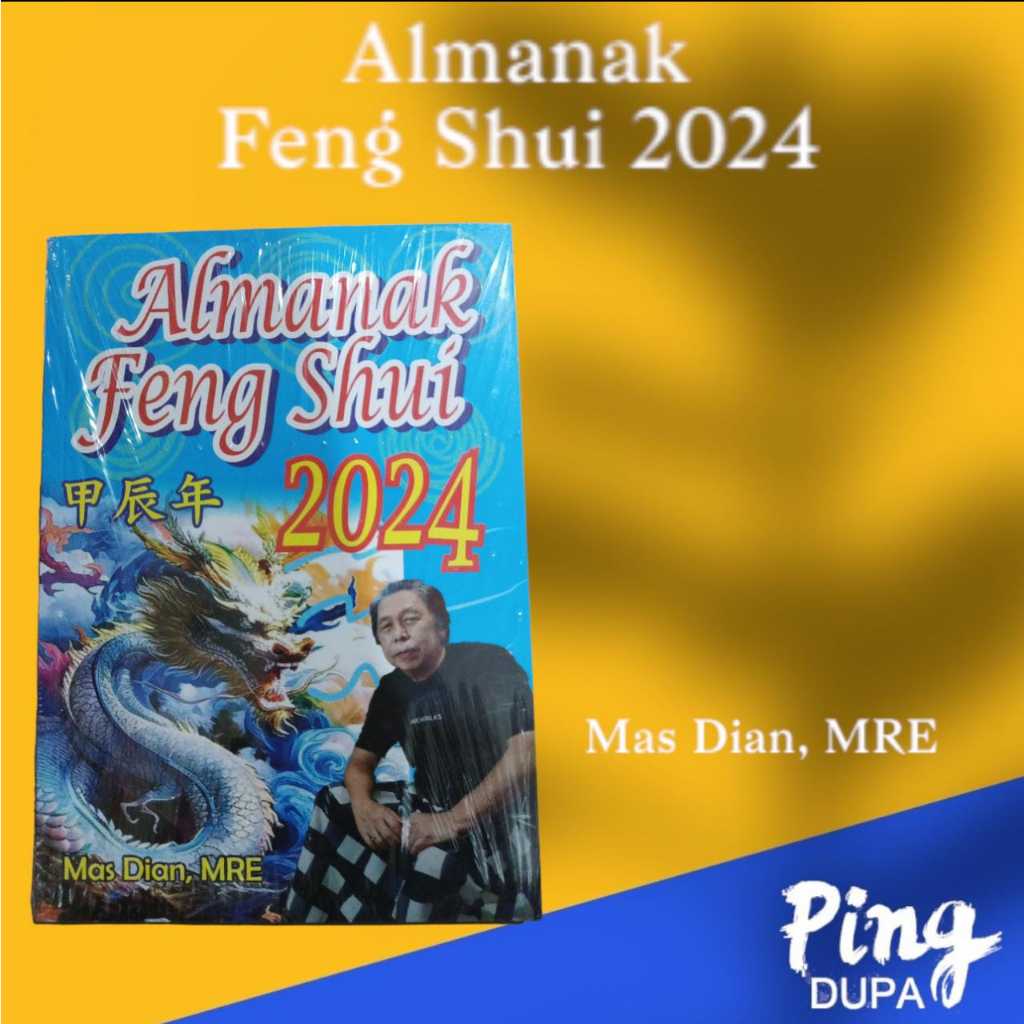 Jual Buku Almanak Feng Shui Tahun Naga 2024 Oleh Mas Dian Mre Shopee Indonesia