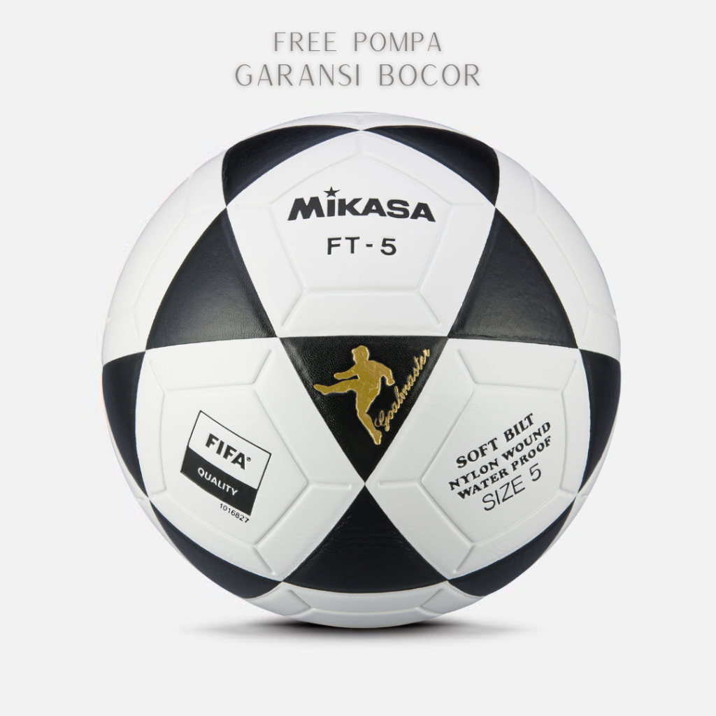 Jual Mikasa Bola Sepak Original Mikasa Ft5 Nylon Wound Size 5 Bola Kaki