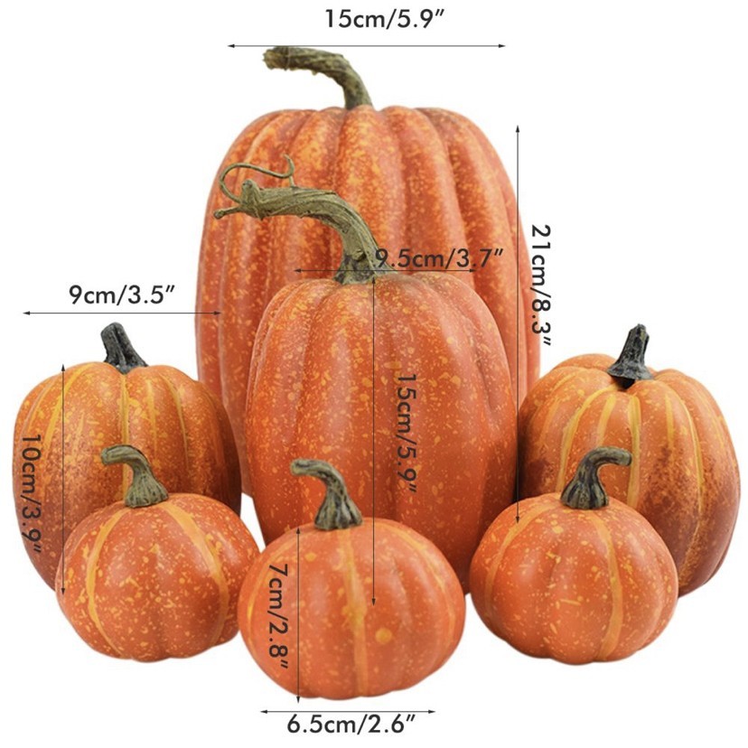 Jual PUMPKIN LABU HALLOWEEN ARTIFICIAL WARNA ORANGE | Shopee Indonesia