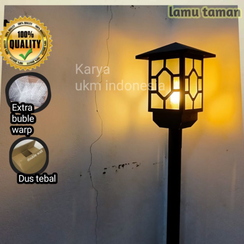 Jual Lampu Taman Tiang Besi 1 Meter Minimalis Outdoor | Shopee Indonesia