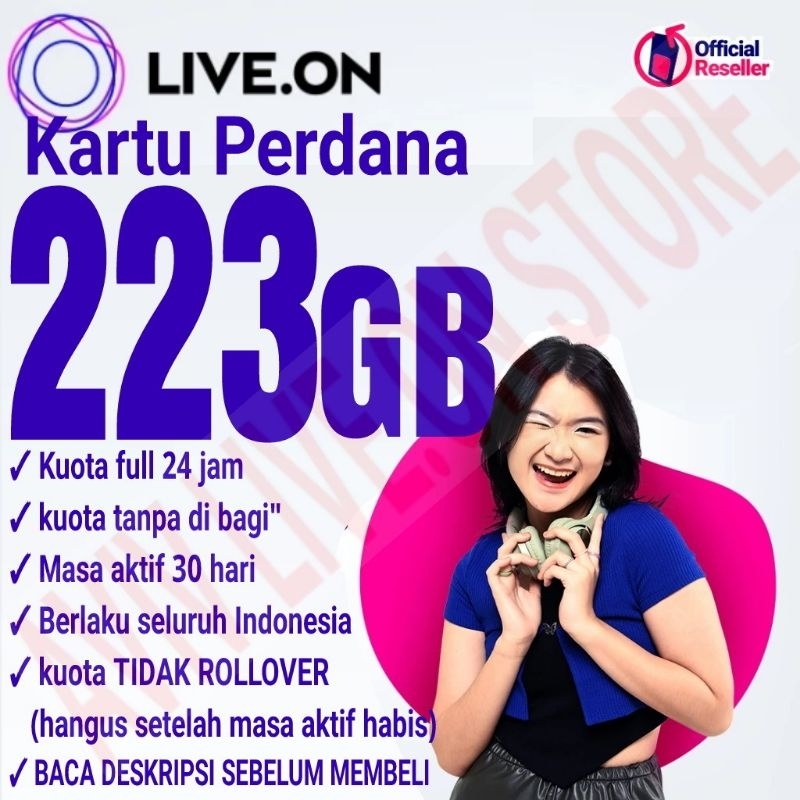 Jual Kartu Perdana Xl Live On Gb Hari Langsung Aktif Live On