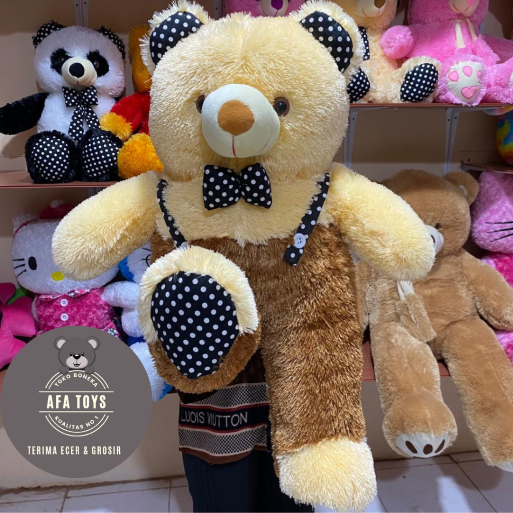 Jual Boneka Teddy Bear Jojon Jumbo 90cm Shopee Indonesia