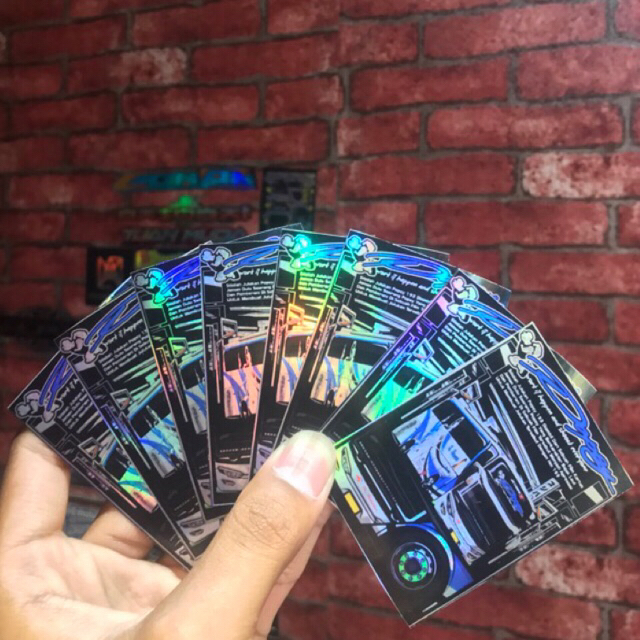 Jual Stiker Bus Po. Haryanto Popey Hologram Cutting Lasser | Shopee ...