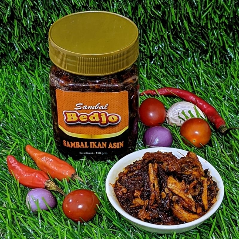 Jual sambal ikan asin pedas mantap sambal bedjo tanpa pengawet 150 gr ...