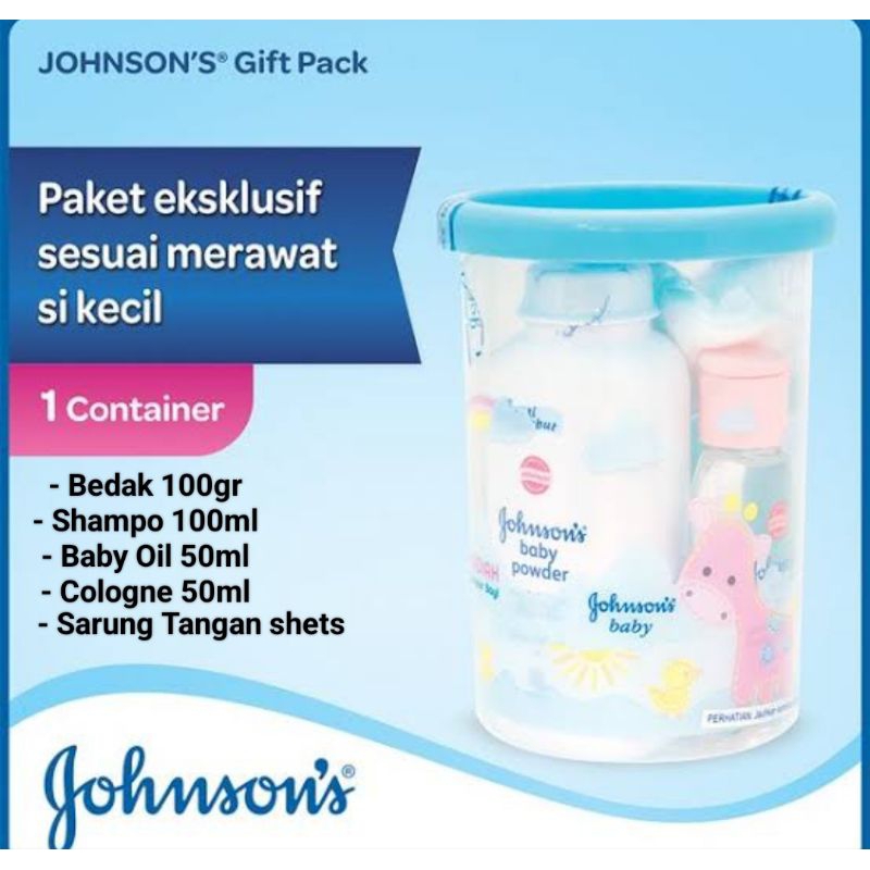 Jual Johnson baby Gift Sheet Box Toples isi 4x50ml Produk Paket Hemat