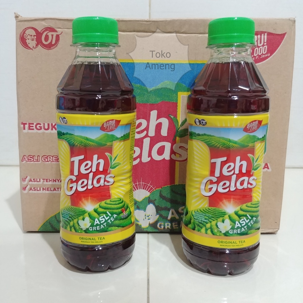 Jual Teh Gelas Botol 200ml Shopee Indonesia 5637