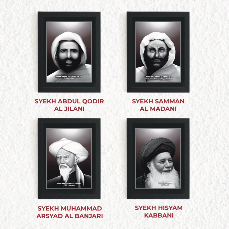 Jual FOTO POSTER SYEKH ABDUL QODIR AL JILANI | SYEKH SAMMAN AL MADANI ...