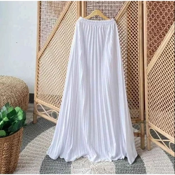 Rok Plisket Premium Dewasa All Size Bahan Koshibo Rok Mayung Outfit Harian Simpel Muat BB 40 89