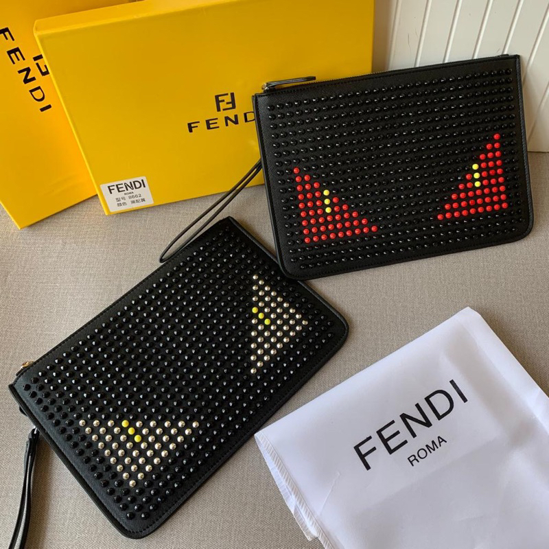 Jual Clutch Fendi rome eye import Shopee Indonesia