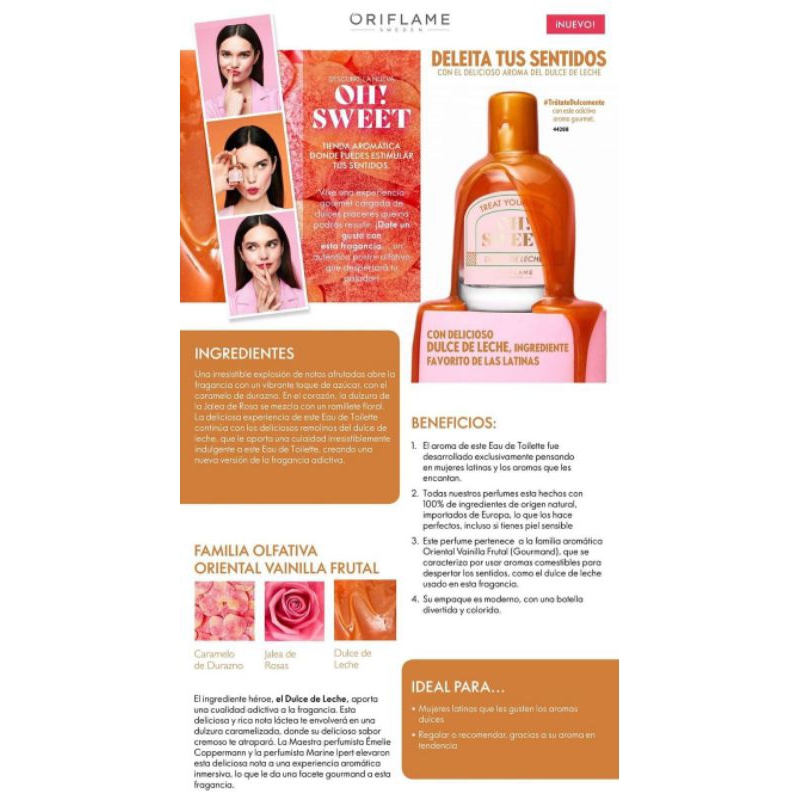 Jual OH! SWEET DULCE DE LECHE/parfum manis/Oriflame | Shopee Indonesia