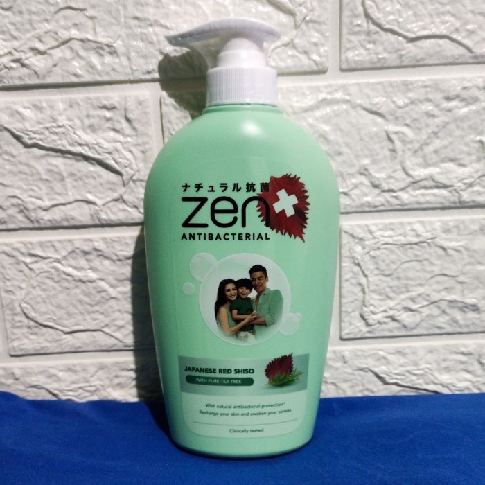 Jual Zen Antibacterial Body Wash Pump 500 ML / 480ml Sabun Cair Botol