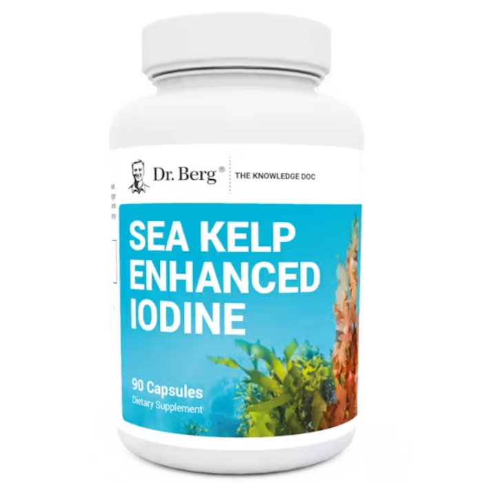 Jual Sea Kelp Enhanced Iodine Dr Berg iodin, 90 kapsul support tiroid