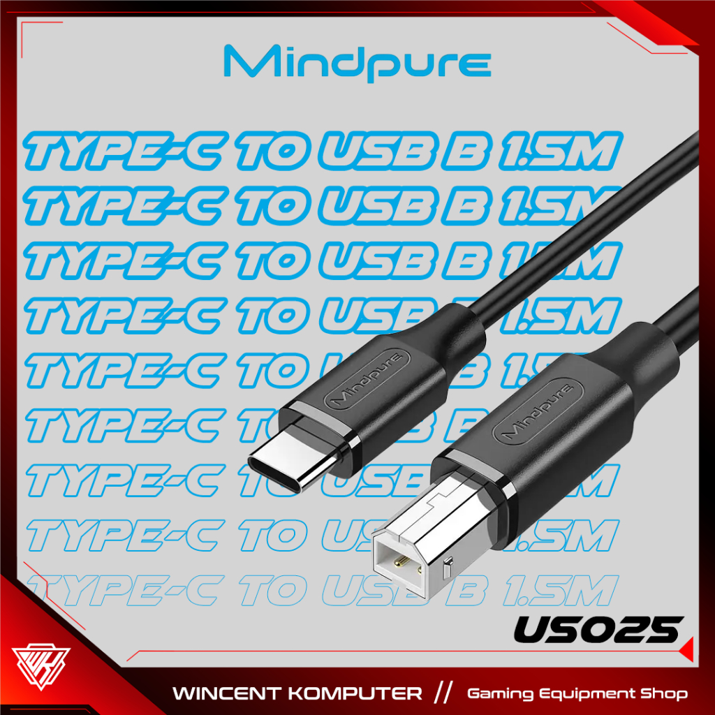 Jual Mindpure Us Kabel Data Usb Type C To B Male To Male Printer